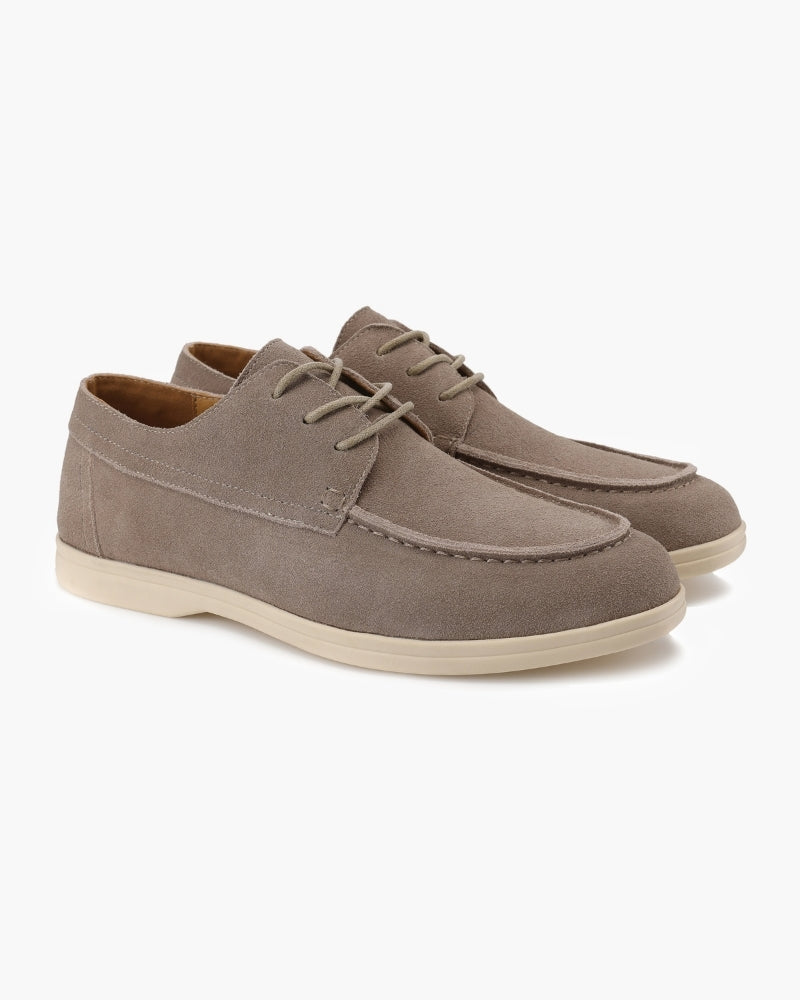 Chaussures à lacets en daim haut de gamme