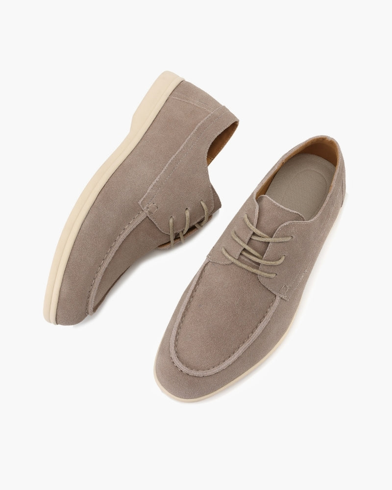 Chaussures à lacets en daim haut de gamme