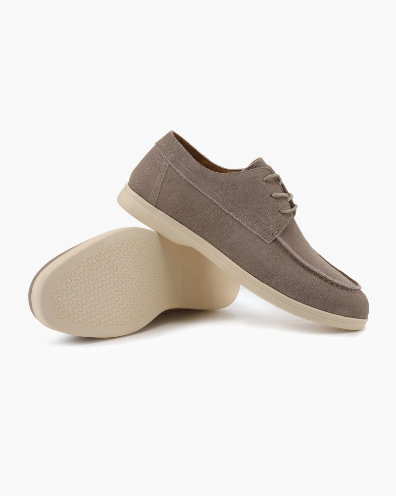 Chaussures à lacets en daim haut de gamme