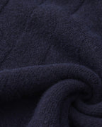 Pull à col rond en maille diamant