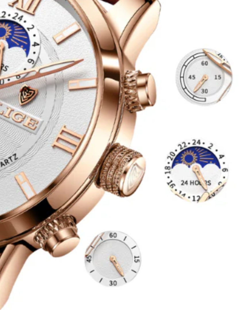 Montre classique Lugano (étanche)