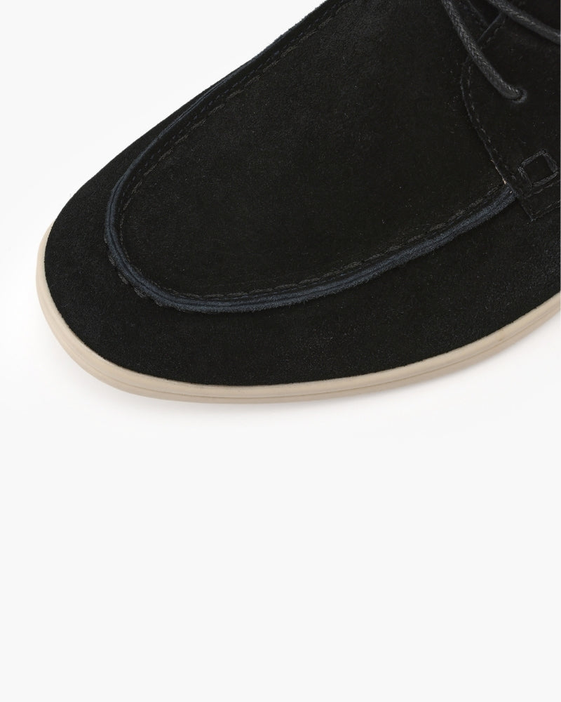 Chaussures à lacets en daim haut de gamme