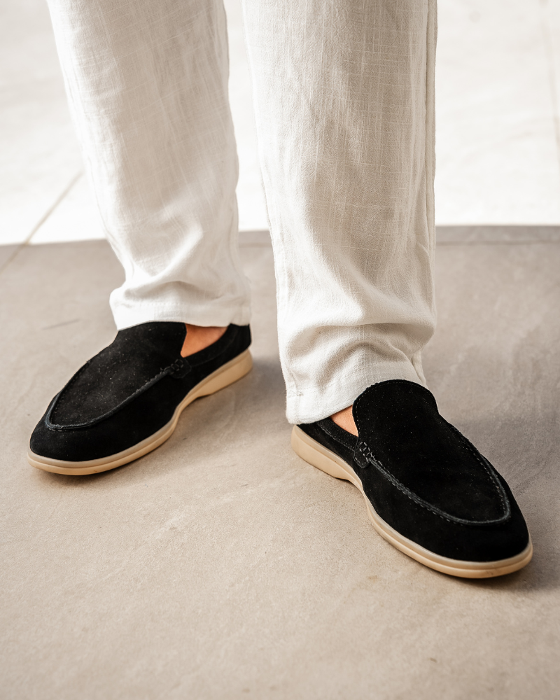 Mocassins en daim Old Money Premium