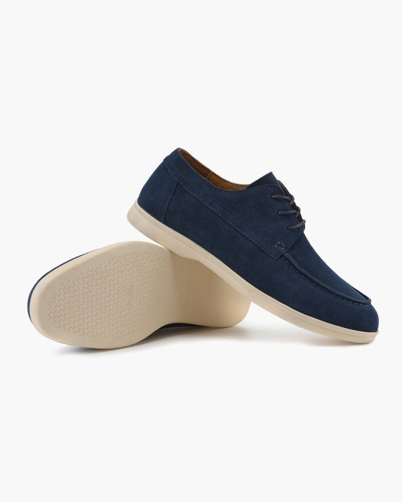Chaussures à lacets en daim haut de gamme