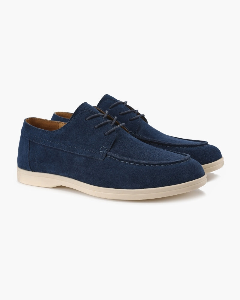 Chaussures à lacets en daim haut de gamme