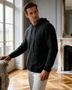 Sweat à capuche 100% cachemire
