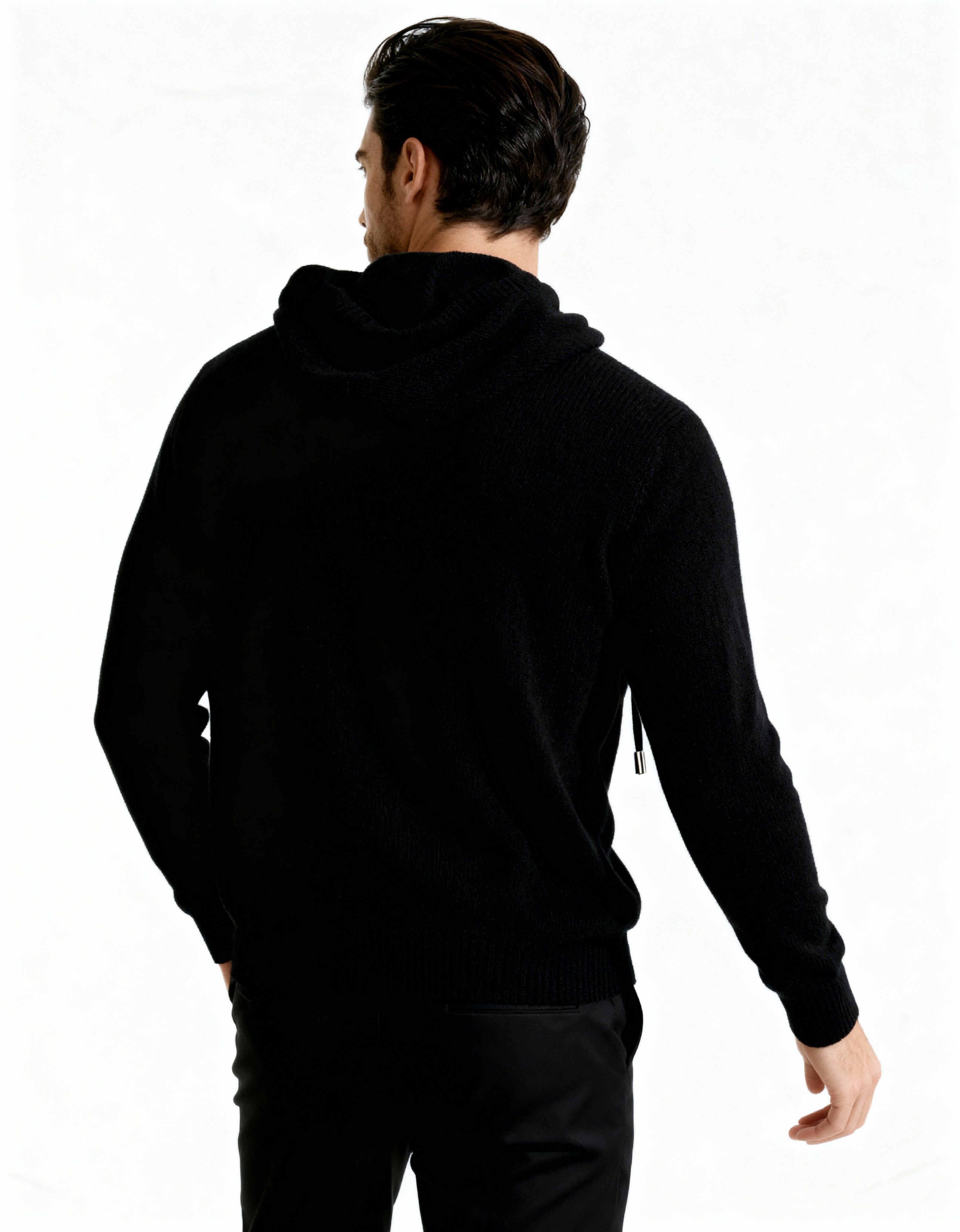 Sweat à capuche 100% cachemire