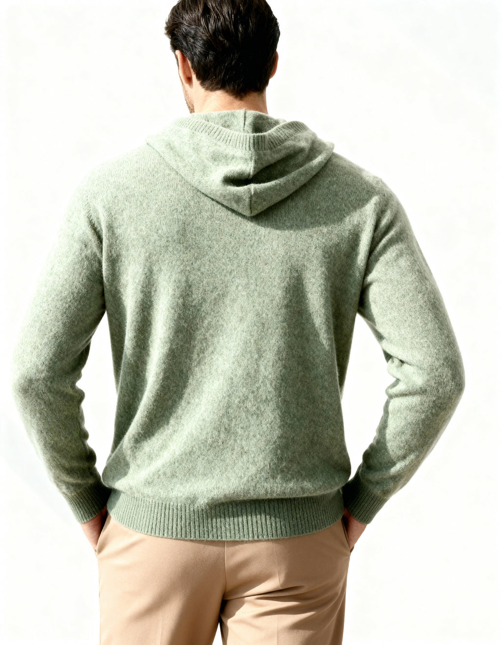 Sweat à capuche 100% cachemire