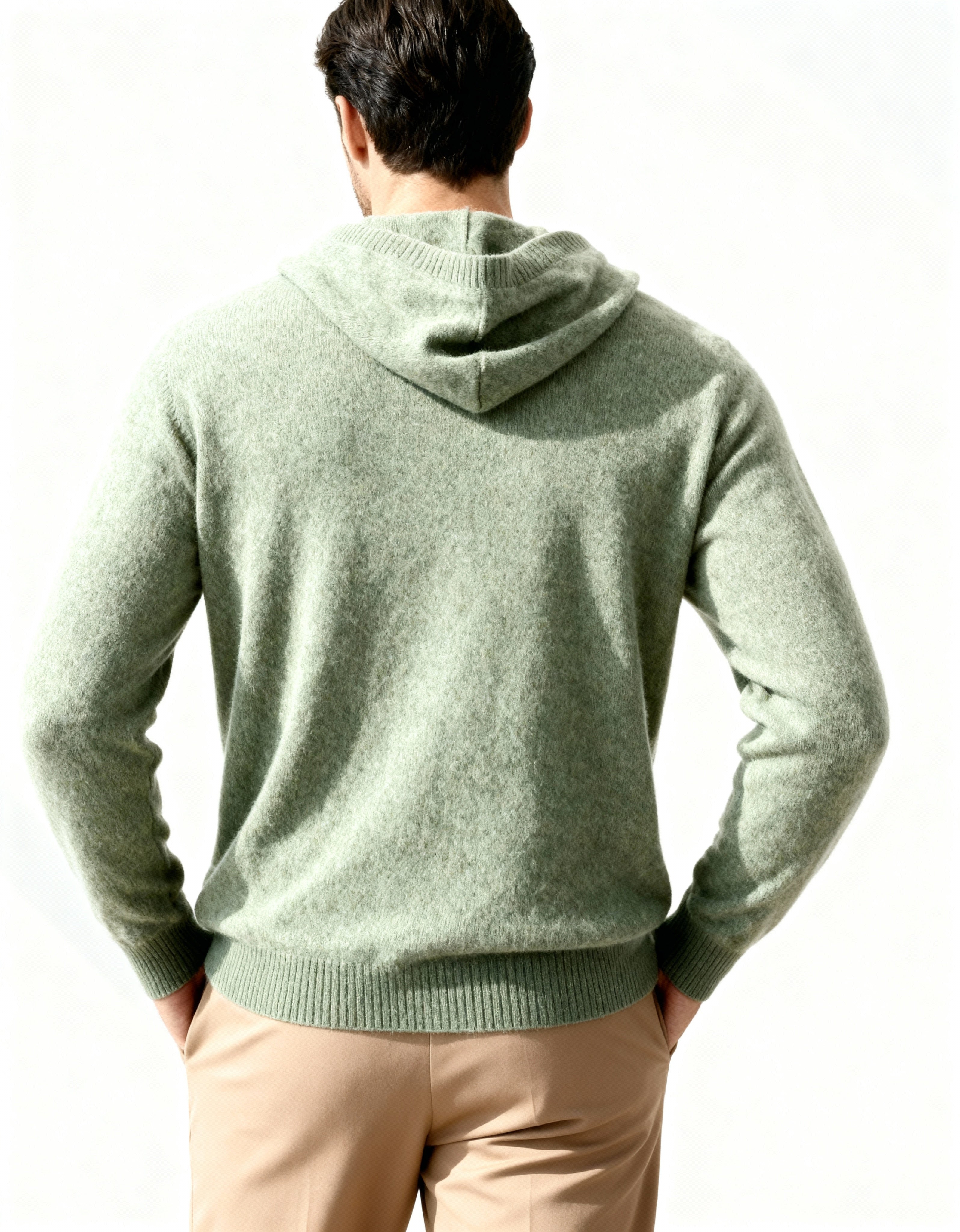 Sweat à capuche 100% cachemire