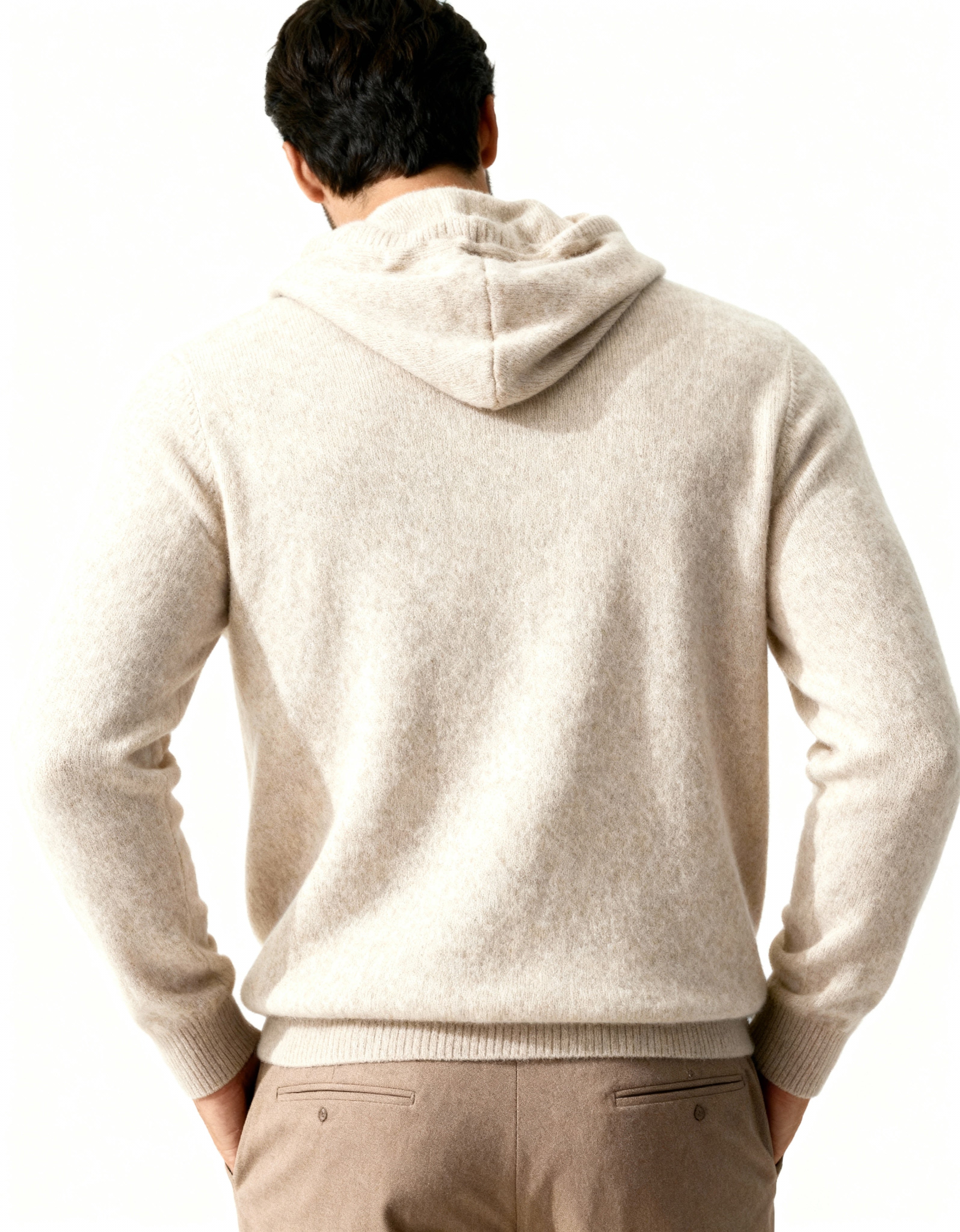 Sweat à capuche 100% cachemire