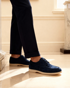 Chaussures à lacets en daim haut de gamme