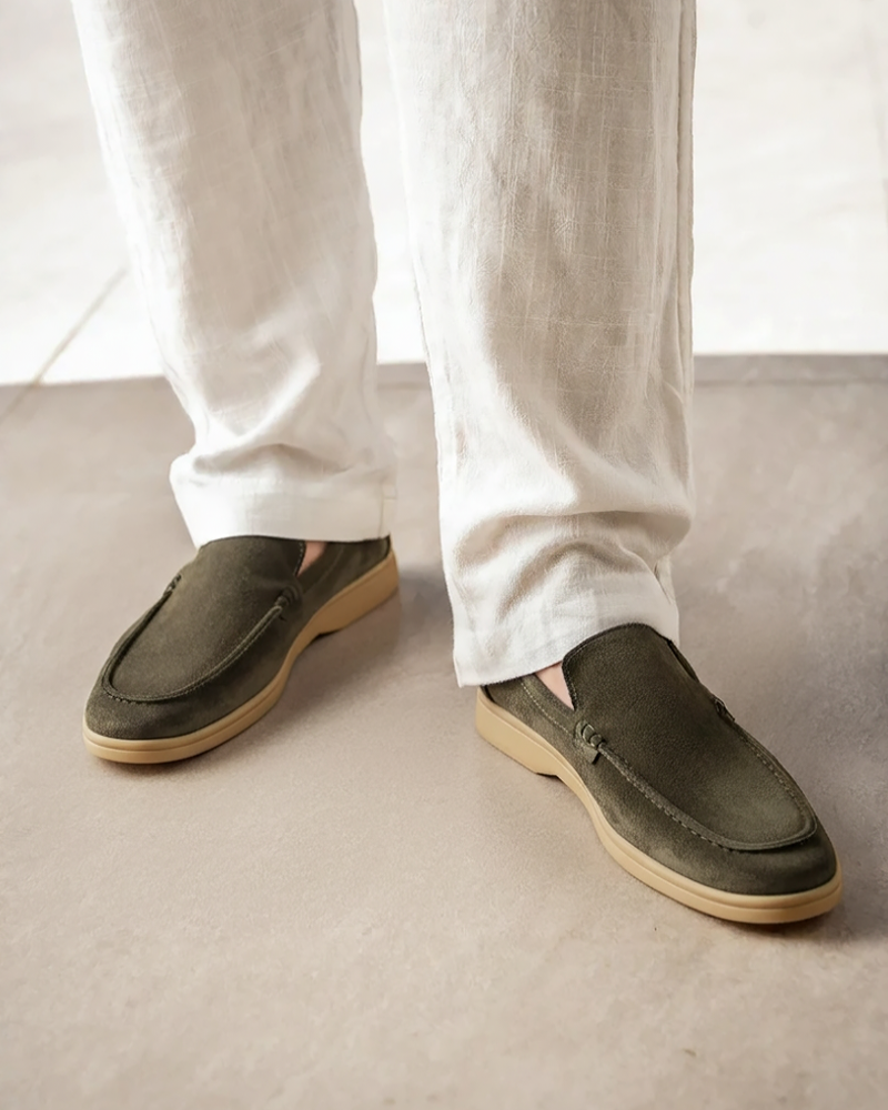 Mocassins en daim Old Money Premium